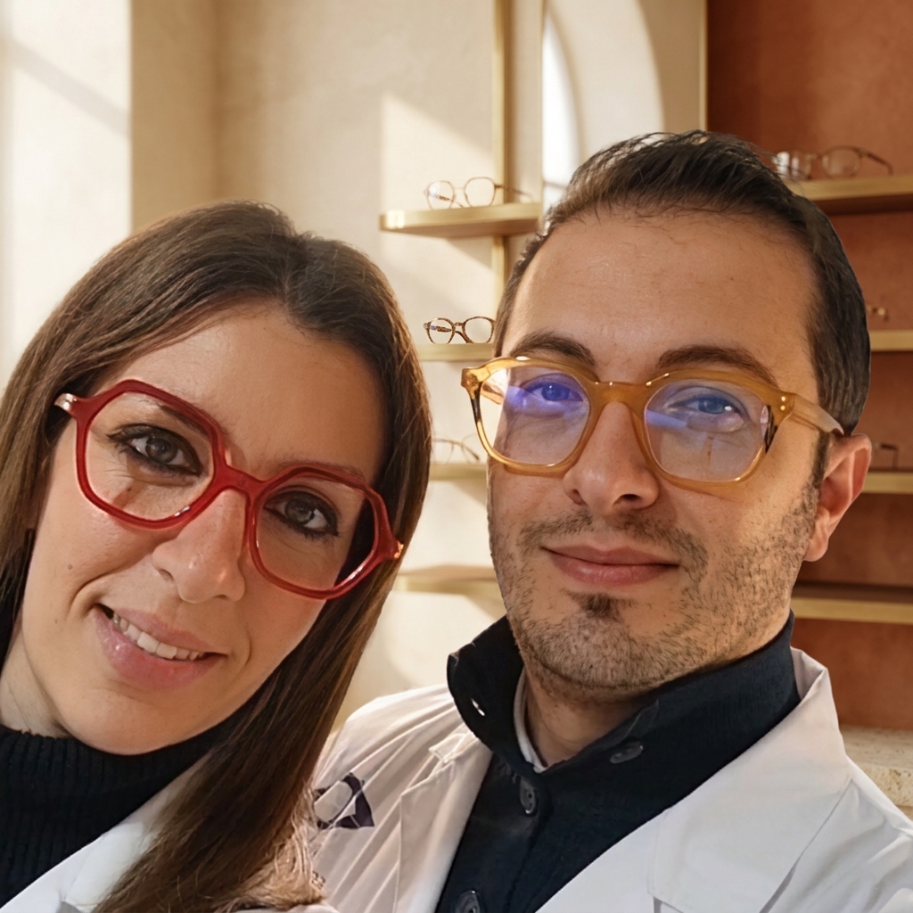 The owners of Stylottica Ceglie in their boutique